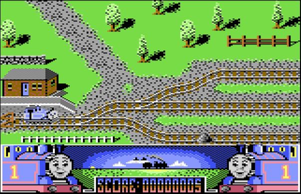 Thomas the Tank Engine - Commodore 64 game screenshot (1990) by Alternative